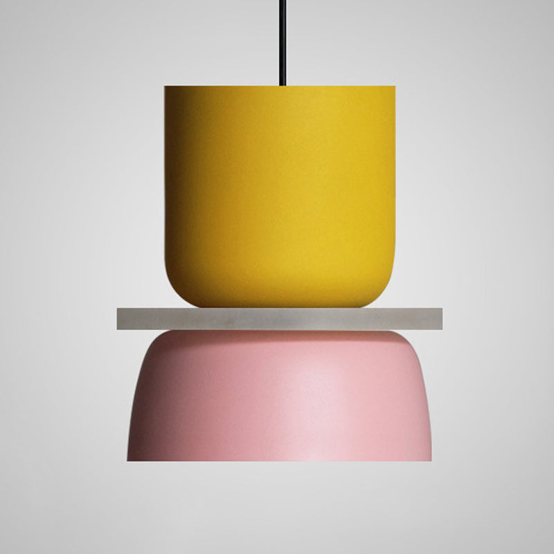 Bowl Shape Metal Hanging Pendant Light Nordic Style Ceiling Pendant Light