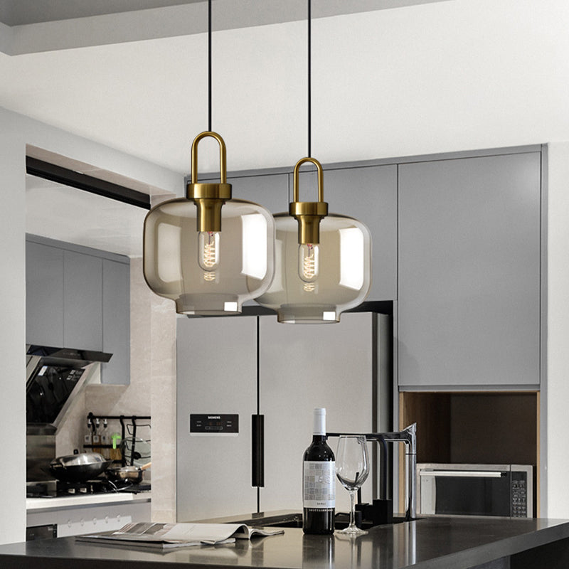 Simplicity Pendant Lighting Fixture Clear Glass Ceiling Pendant Light