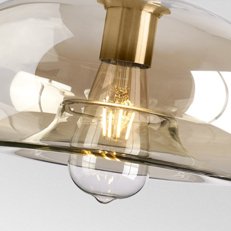 Simplicity Pendant Lighting Fixture Clear Glass Ceiling Pendant Light