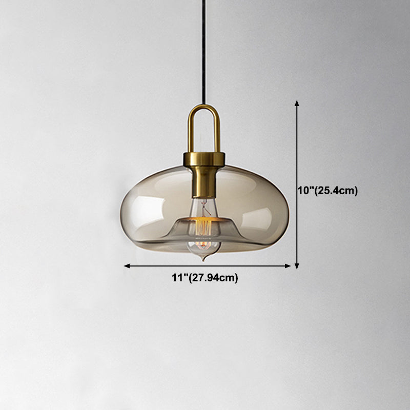 Simplicity Pendant Lighting Fixture Clear Glass Ceiling Pendant Light