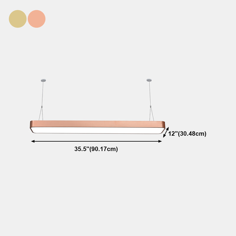 Contemporary Hanging Light Simplicity Pendent Lighting Fixture for Meeting Room