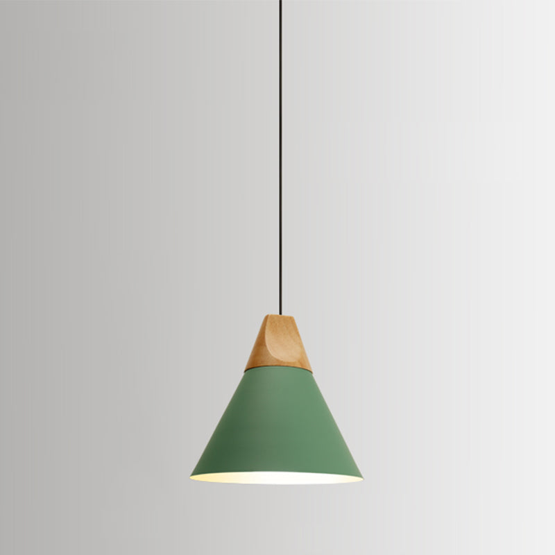 Contemporary Hanging Light Metal Shade Pendent Lighting Fixture for Sitting Room