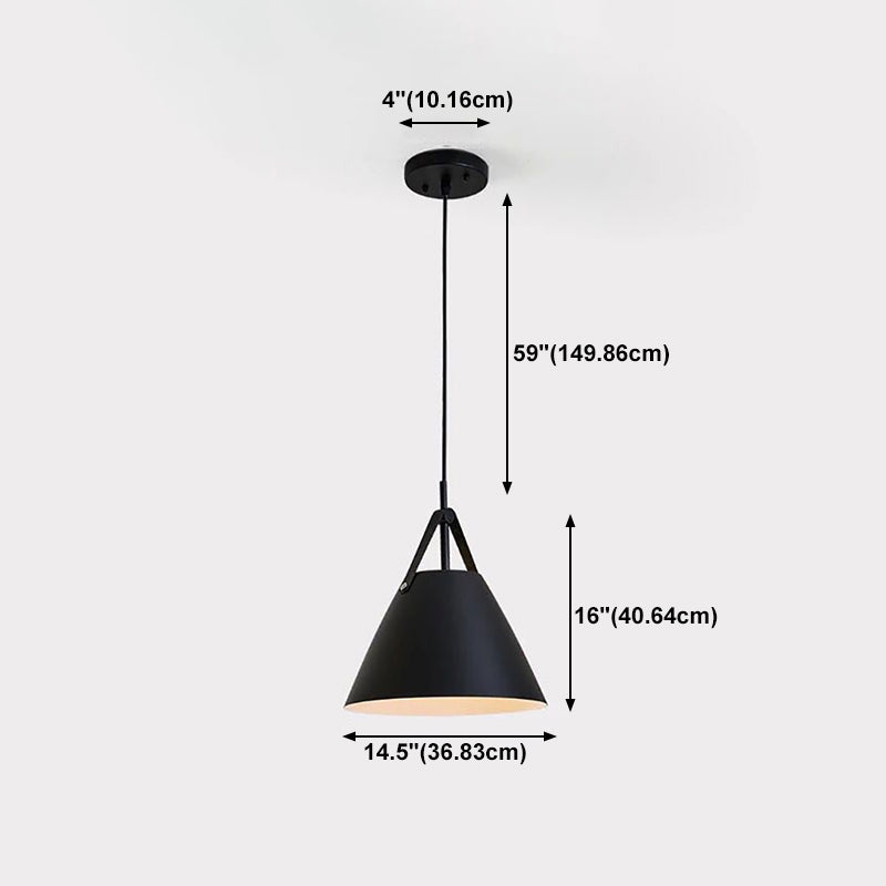 Modern Hanging Light Metal Shade Pendent Lighting Fixture for Dining Room