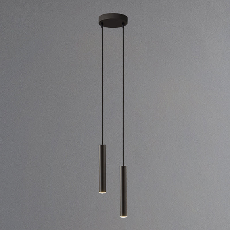 Metal Linear Hanging Lights Modern Style Hanging Mount Fixture for Living Room