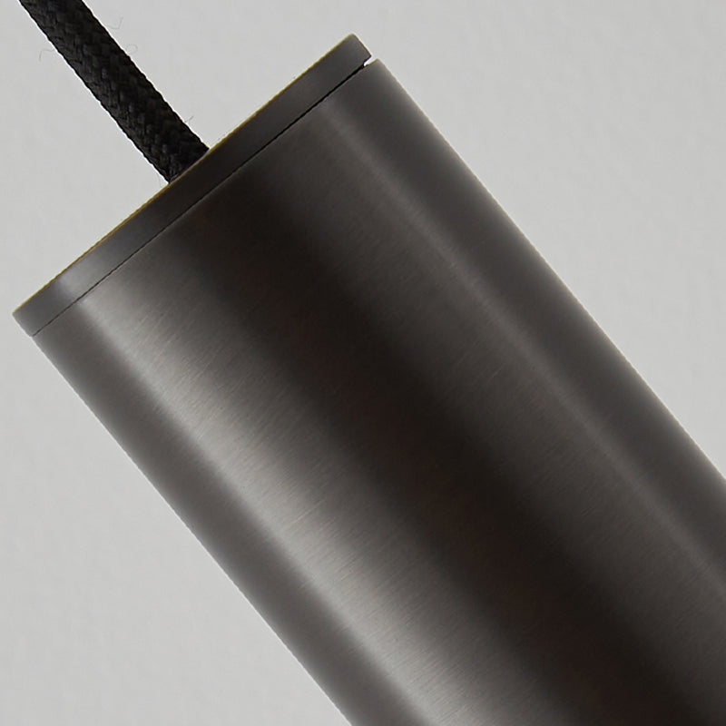 Metal Linear Hanging Lights Modern Style Hanging Mount Fixture for Living Room