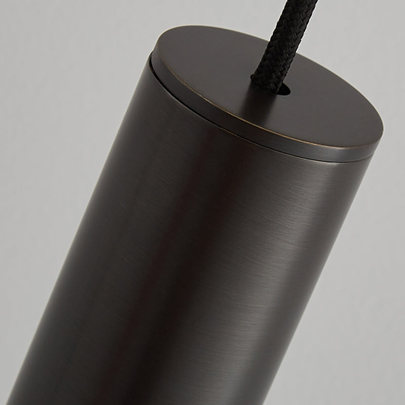 Metal Linear Hanging Lights Modern Style Hanging Mount Fixture for Living Room