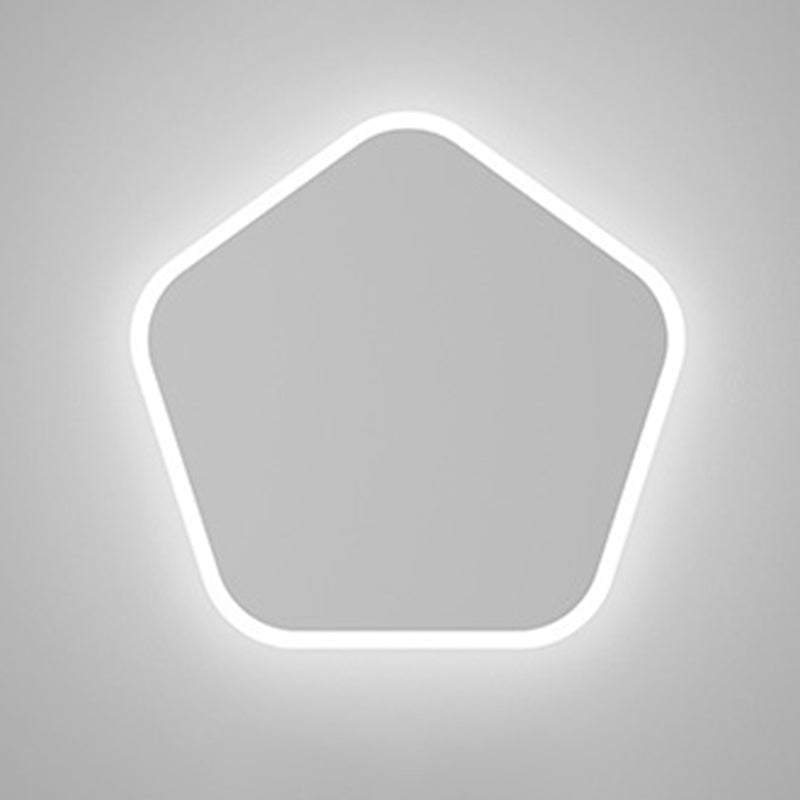 1 applige murale géométrique légère