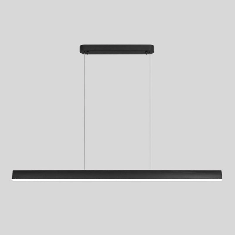 Modern Metal Island Light Strip 2 luces LED Island Colgante para comedor