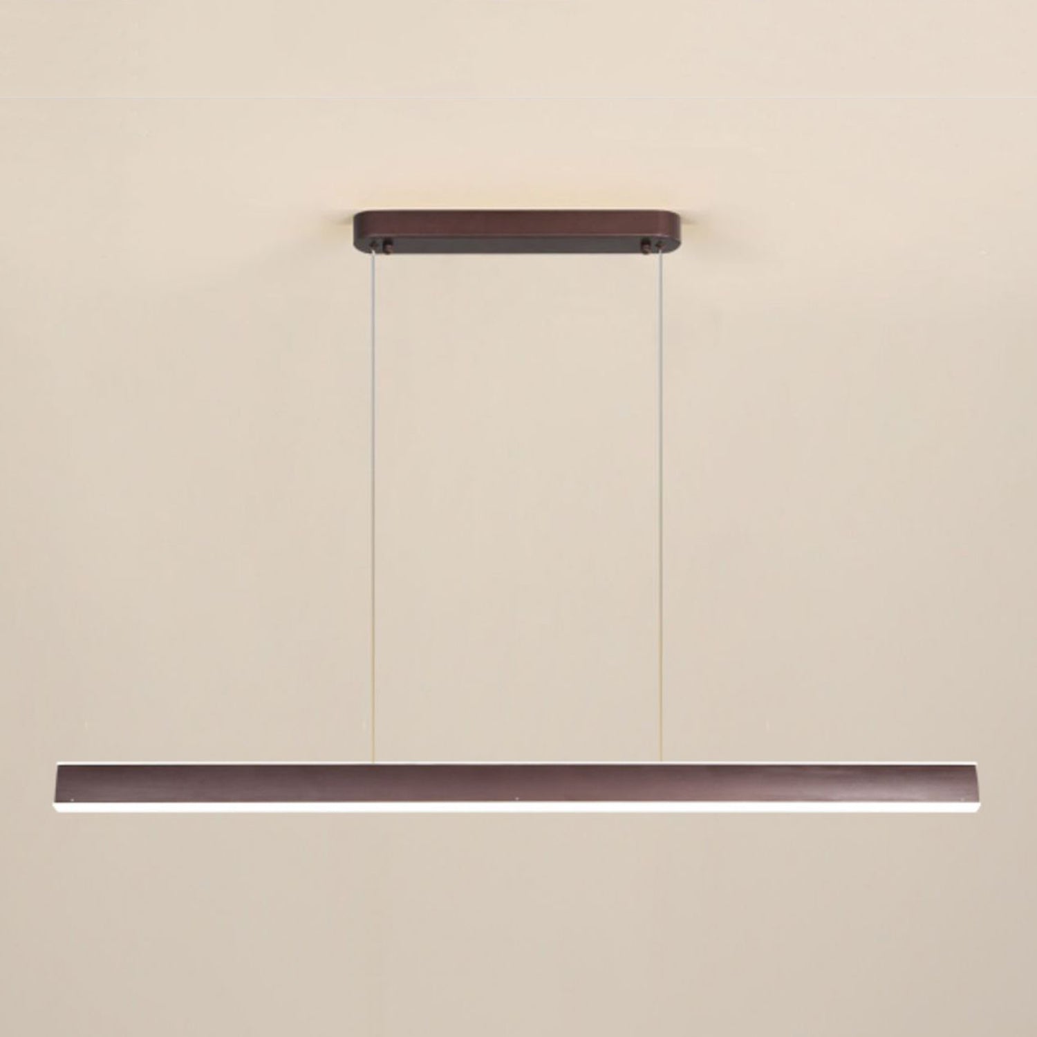 Modern Metal Island Light Strip 2 luces LED Island Colgante para comedor