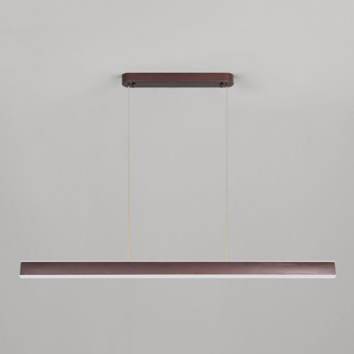 Modern Metal Island Light Strip 2 luces LED Island Colgante para comedor