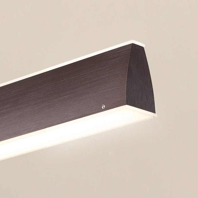 Modern Metal Island Light Strip 2 luces LED Island Colgante para comedor