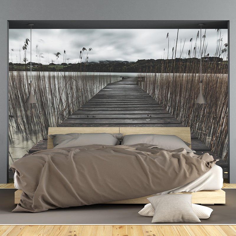 Photography Stain Resistant Wallpaper Outdoor Path Living Room Wall Mural