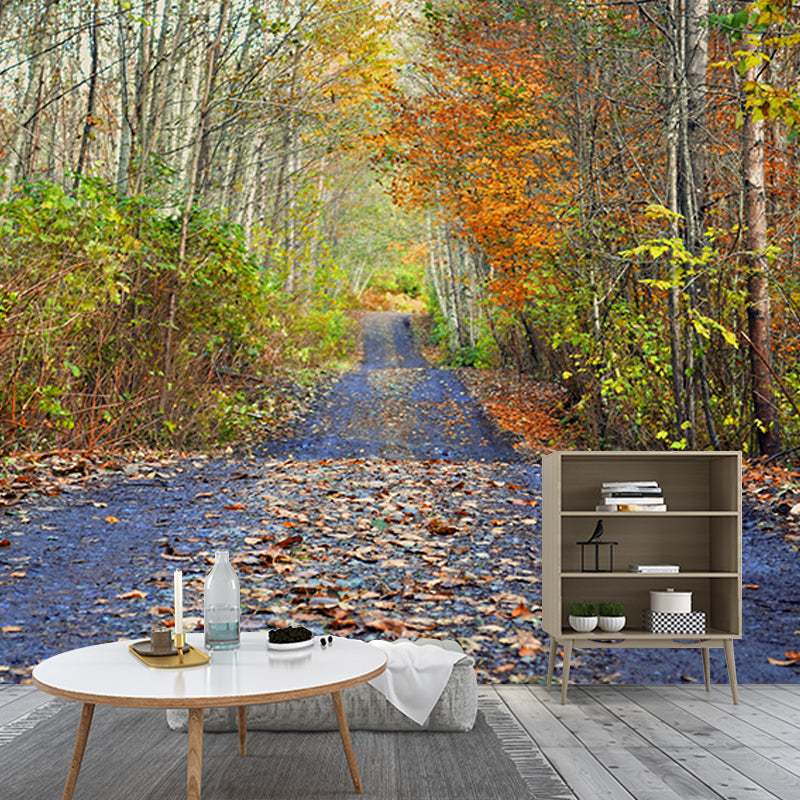 Forest Path Mildew Resistant Mural Wallpaper Sleeping Room Wall Mural