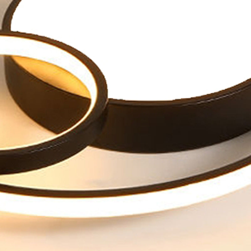 Nordic Simple Ceiling Light Circle LED Flush Mount Lighting for Bedroom