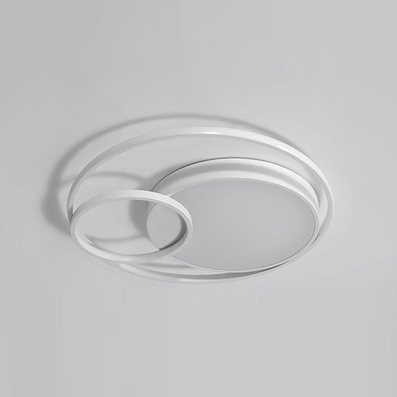 Nordic Simple Ceiling Light Circle LED Flush Mount Lighting for Bedroom
