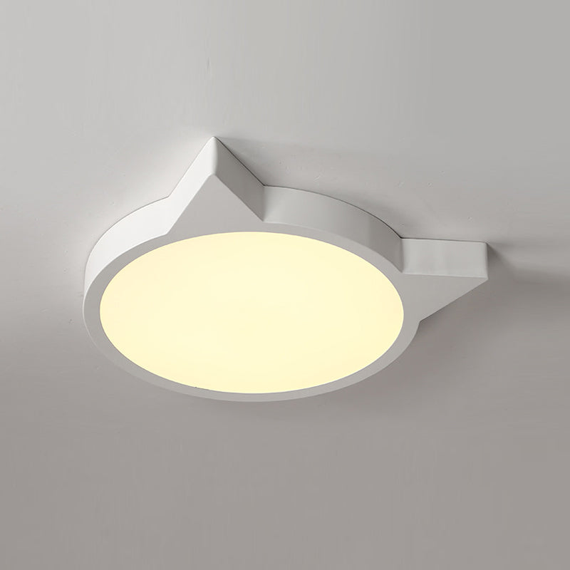 Nordic Simple Ceiling Light Metal LED Flush Mount Lighting for Bedroom