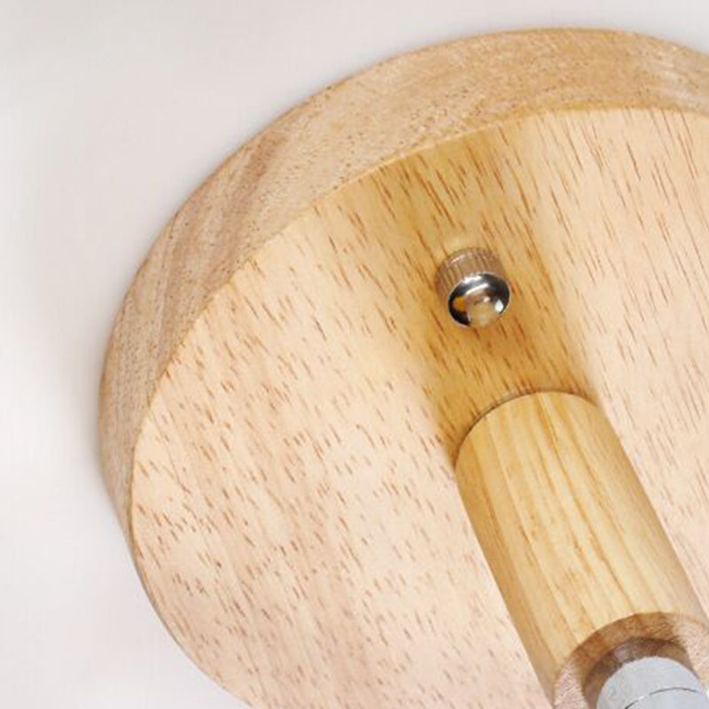 Nordic Style Holzwandlicht farbenfrohe einfache Wandleuchten für Schlafzimmer