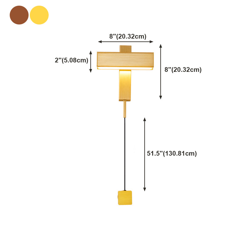 Luz de aluminio nórdica luz geométrica rotatable LED pared apliques para sala de estar