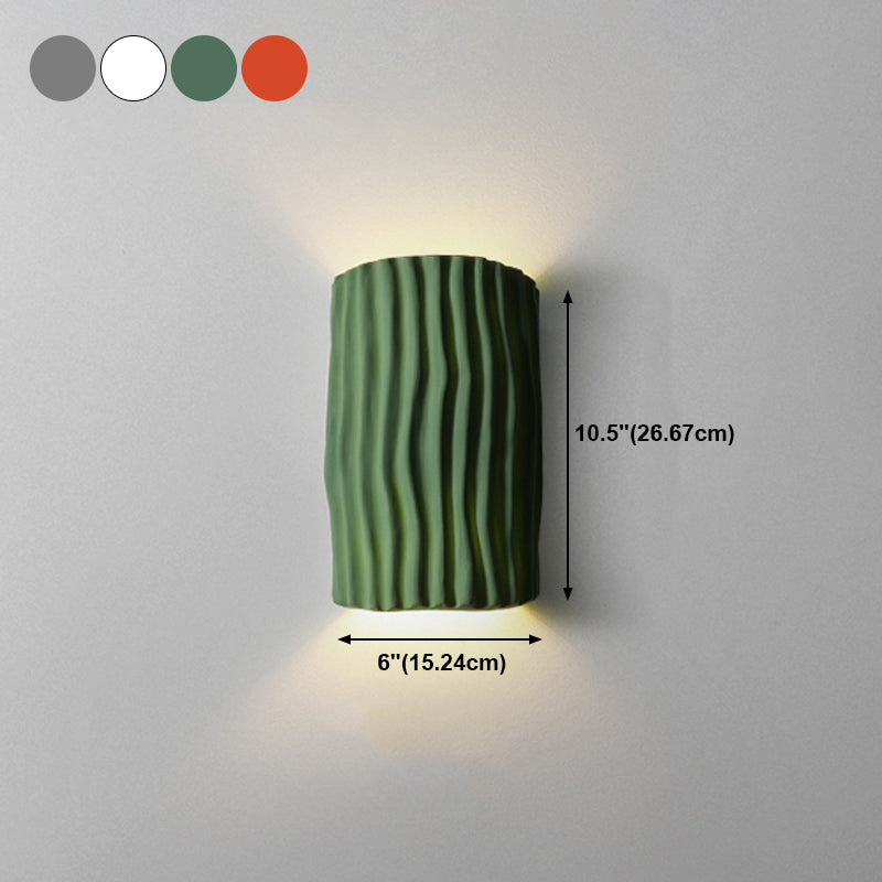 Nordic Resin Wall Light Colorful Geometric 2 Lights Wall Sconce for Living Room