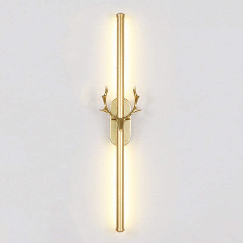 Obelle linéaire Mall Murce Style moderne 1 Light Mur Mur Mount luminaire en or