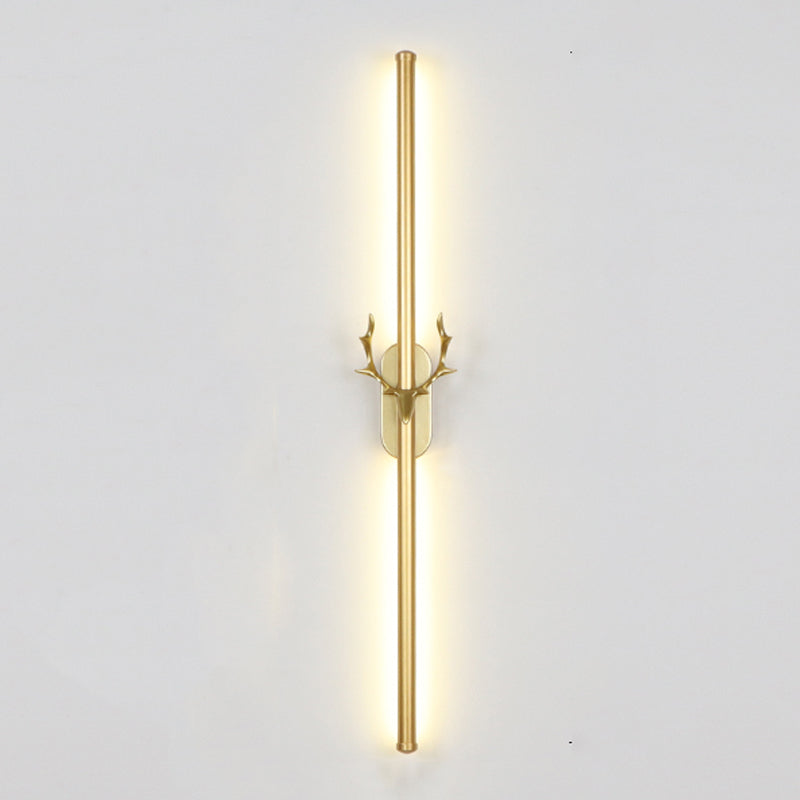 Obelle linéaire Mall Murce Style moderne 1 Light Mur Mur Mount luminaire en or