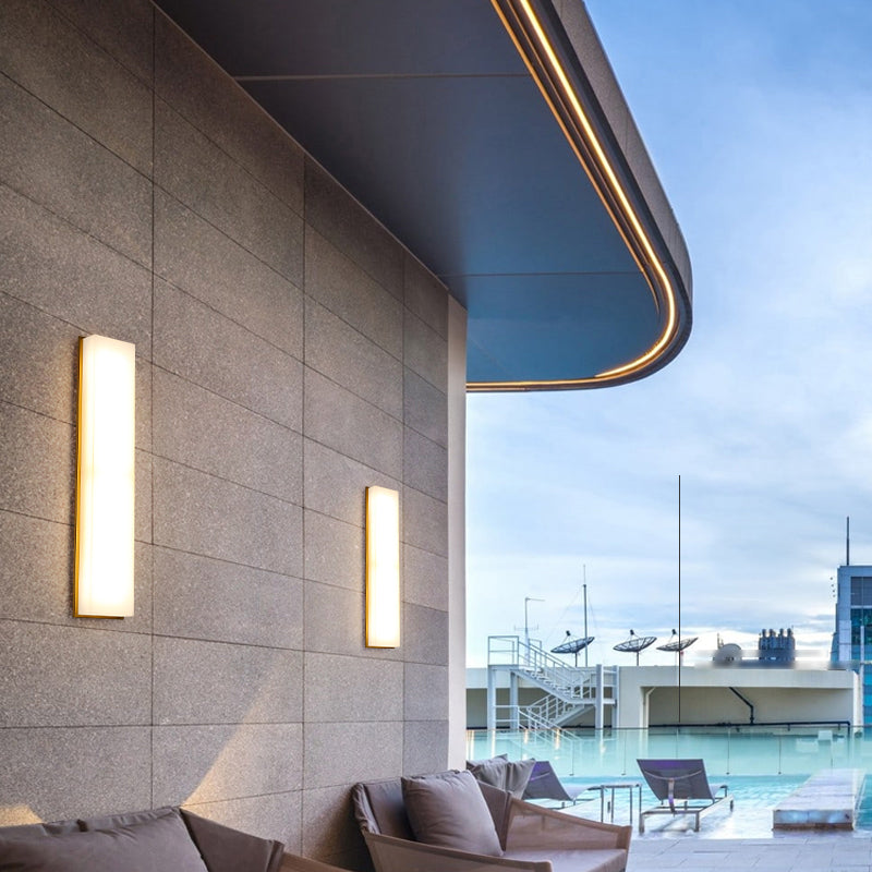 Linearer Schatten Metall Wandleuchte modern