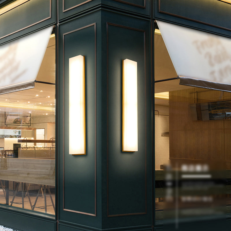 Linearer Schatten Metall Wandleuchte modern