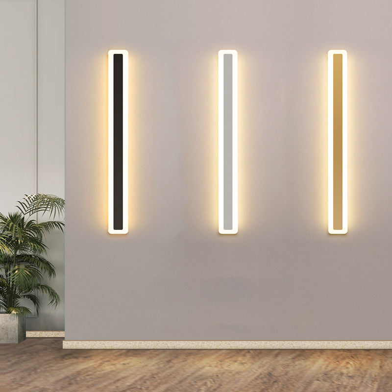 Linearer Schatten Metall Wandleuchte modern