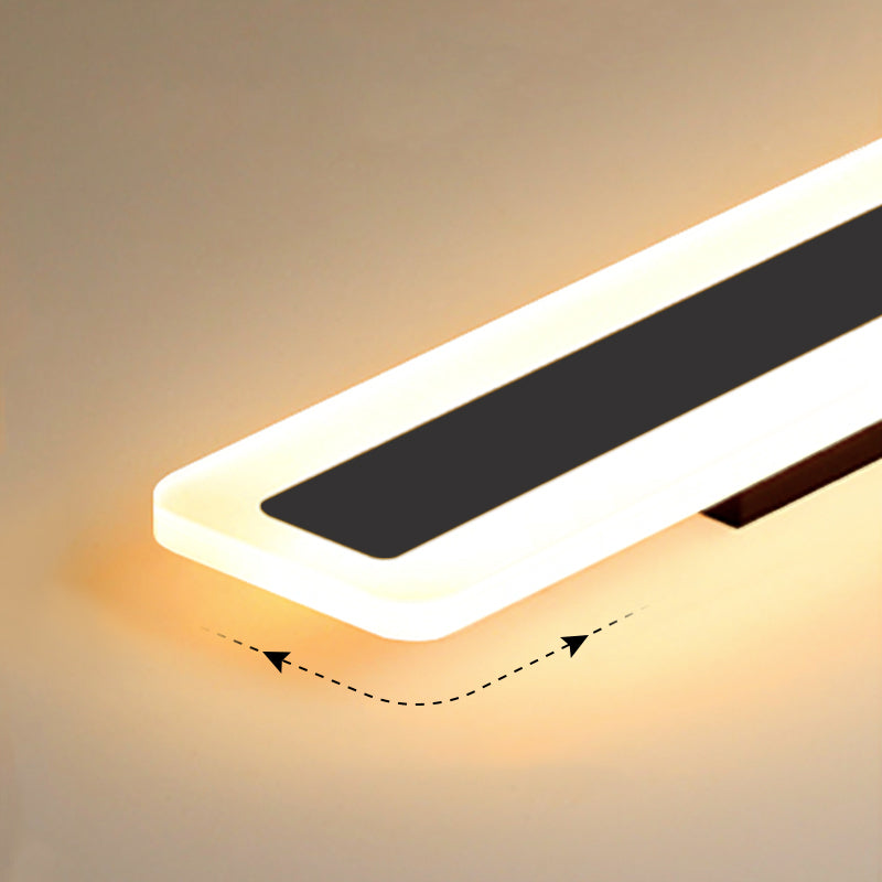 Linearer Schatten Metall Wandleuchte modern