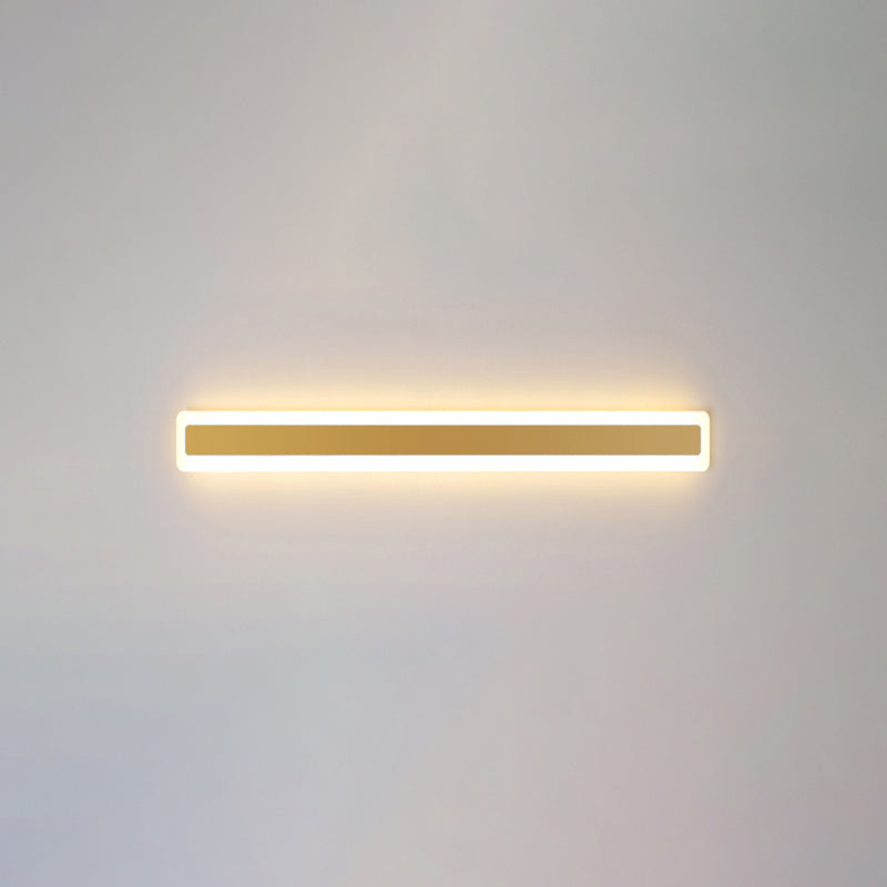 Linearer Schatten Metall Wandleuchte modern