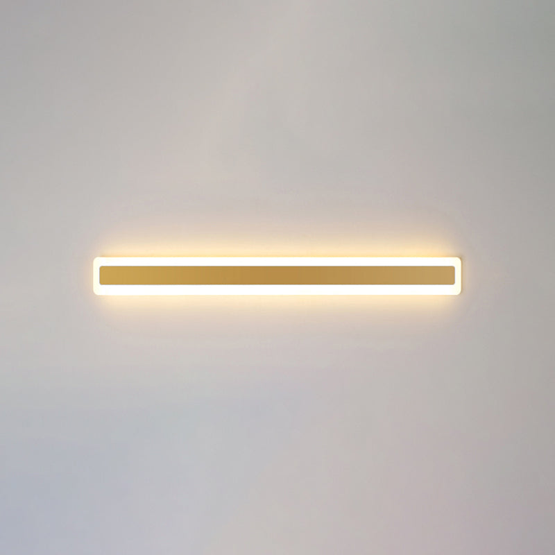 Linearer Schatten Metall Wandleuchte modern