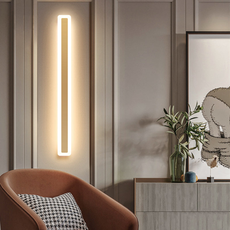 Linearer Schatten Metall Wandleuchte modern