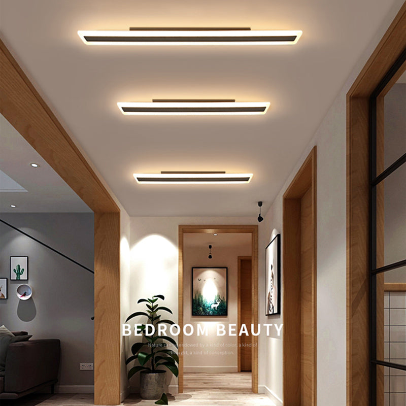 Linearer Schatten Metall Wandleuchte modern