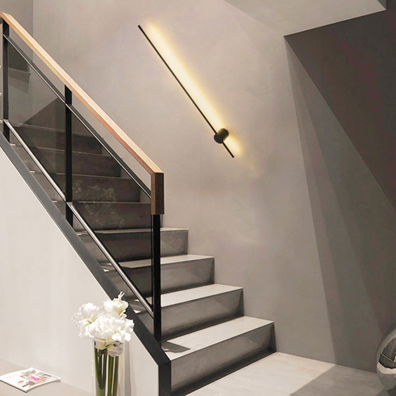 Lineare Schatten Metallwandbeleuchtung moderner Stil 1-Licht-Wandmontage Leuchte Leuchte