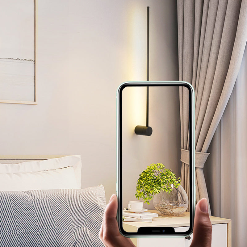 Lineare Schatten Metallwandbeleuchtung moderner Stil 1-Licht-Wandmontage Leuchte Leuchte