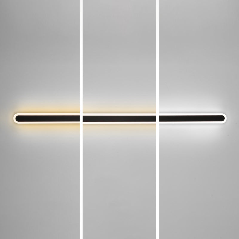 Lineare Schatten Metallwandbeleuchtung modern