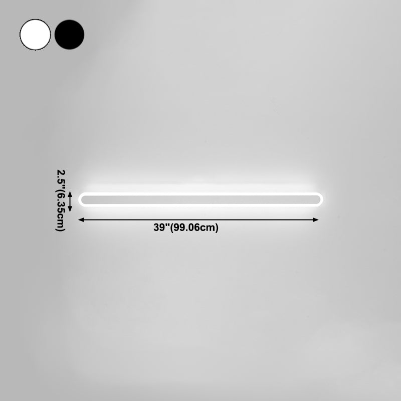 Lineare Schatten Metallwandbeleuchtung modern