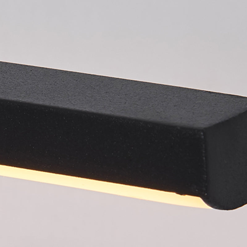 Strip vorm wandverlichting moderne stijl metaal 1 lichten SCONCE lamp voor badkamer