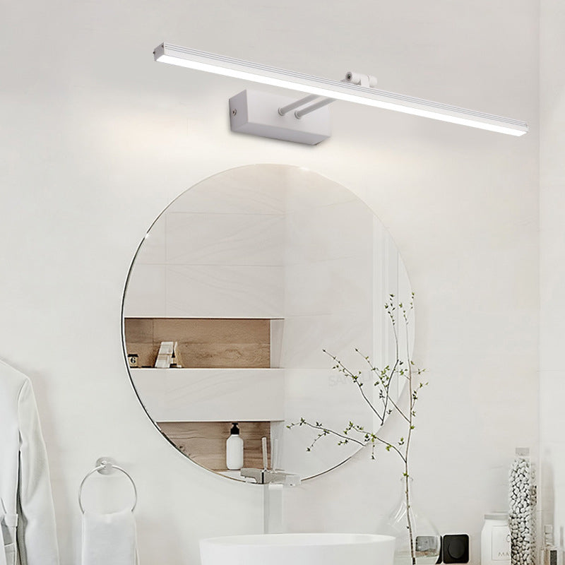 Metalen lineaire ijdelheid muur sconce moderne stijl 1 licht ijdelheid spiegellichten