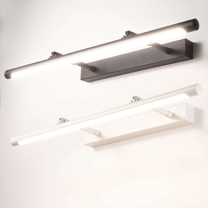 Metal lineare murale vanità leggero stile moderno 1 luci specchio da vanità leggero