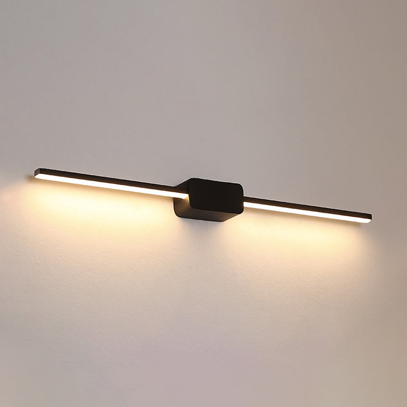 METAL SLIN SLIN VANITY LIGHT LIGHT MODERNO MODERNA 1 Idee di illuminazione da vanità leggeri
