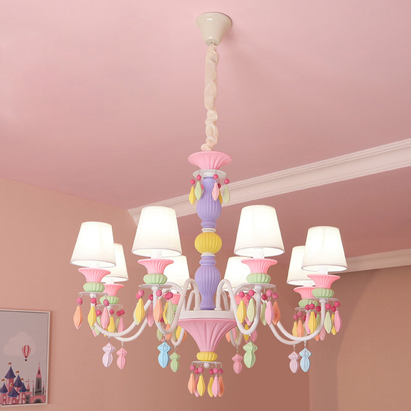 Modern Sputnik Ceiling Pendant Light Crystal Hanging Pendant Light for Children's Room