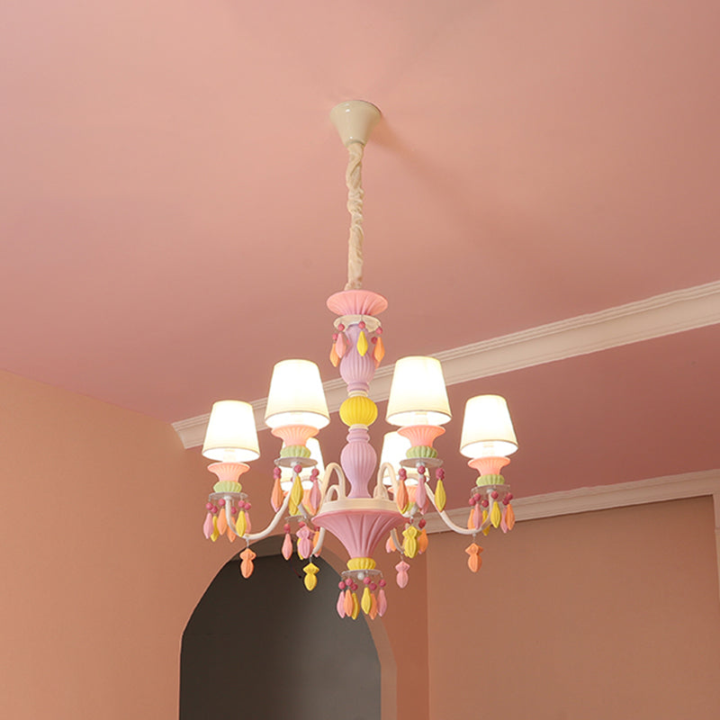 Modern Sputnik Ceiling Pendant Light Crystal Hanging Pendant Light for Children's Room