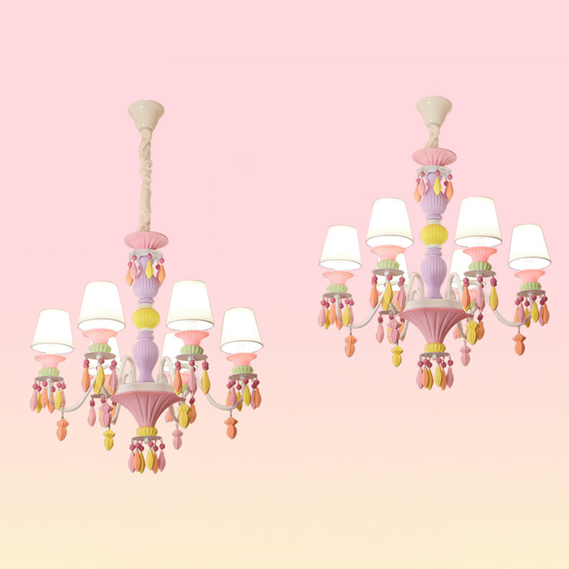 Modern Sputnik Ceiling Pendant Light Crystal Hanging Pendant Light for Children's Room