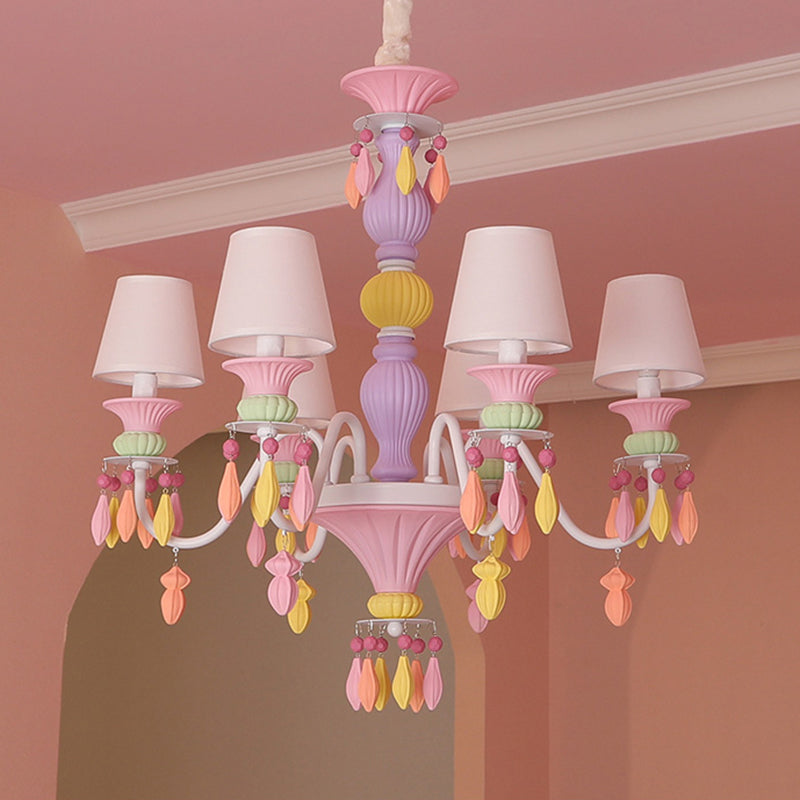 Modern Sputnik Ceiling Pendant Light Crystal Hanging Pendant Light for Children's Room