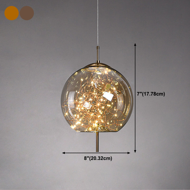 1 éclairage de suspension géométrique légère