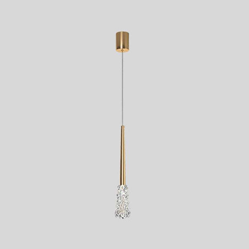 Modern Style Hanging Light Household Crystal Pendent Lighting Fixture for Living Room