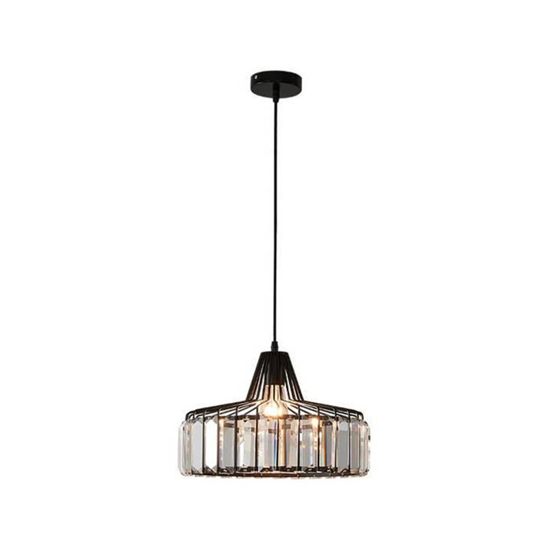 Modern Style Hanging Light Crystal Pendent Lighting Fixture for Sitting Room