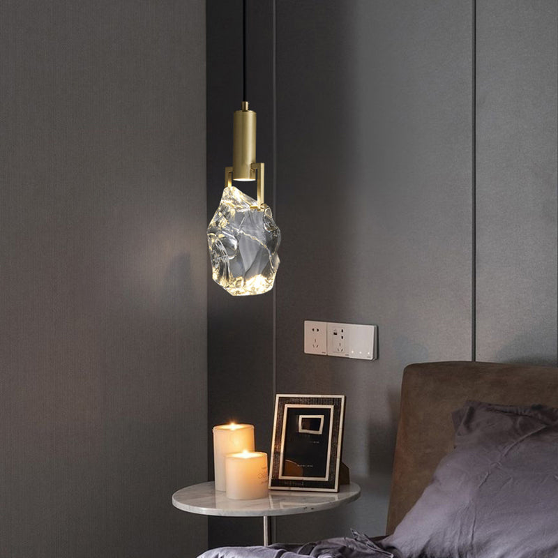 Modern Style Hanging Light Crystal Pendent Lighting Fixture for Living Room