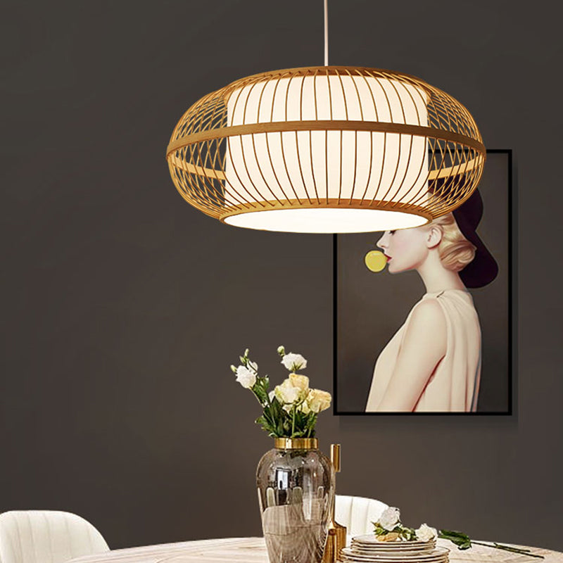 Moderne bamboe hangende lichte huishouden hangende verlichtingsarmatuur voor eetkamer